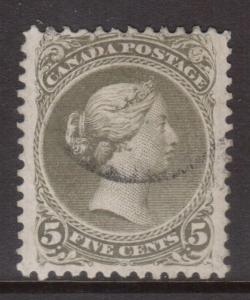 Canada #26 VF Used With Light Cancel