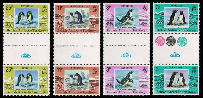 British Antarctic Territory Scott 72-75 Mint never hinged.