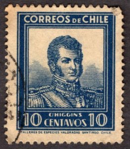 1932, Chile 10c, Used, Sc 182