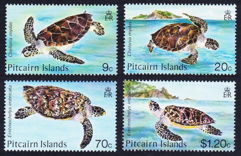 Pitcairn Turtles 4v SG#281-284 SC#266-269