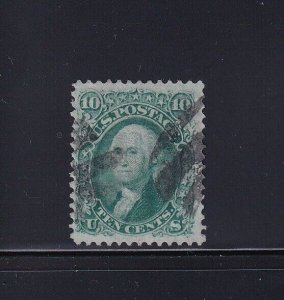 96 F-VF+ big margins used neat cancel with nice color cv $ 250 ! see pic ! 