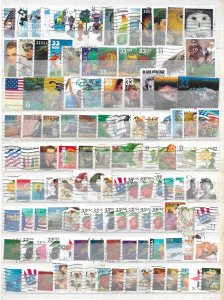 U.S. Collection 759 Diff. Commemoratives & Definitive Used 1992-2007 CV $225.00+