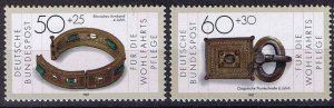 Germany 1987,Sc.#B658-61 MNH, Welfare: Gold and Silver Blacksmithing