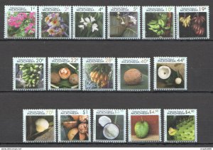 K0981 2010 Micronesia Flowers Fruits #2101-16 Michel 41 Euro Set Mnh