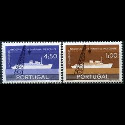 PORTUGAL 1958 - Scott# 838-9 Merchant Marine Set of 2 NH