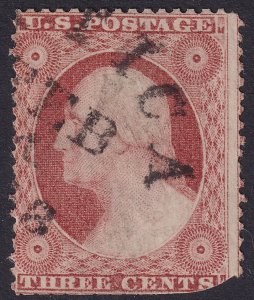 #25A Used, Fine, Clipped at bottom (CV $900 - ID47941) - Joseph Luft