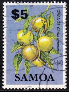 SAMOA # 618 Used  -  SG665 - The $5.00 value