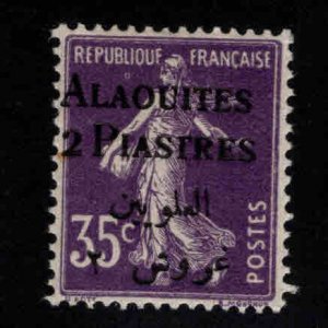 Alaouites Scott 7 MH* surcharged stamp