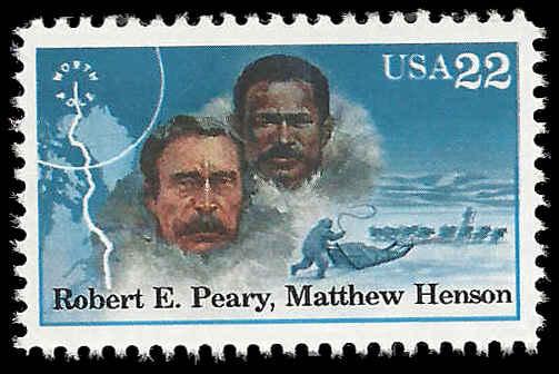 # 2223 MINT NEVER HINGED ROBERT E. PEARY & MATHEW HENSON VF+