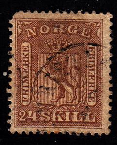 Norway, #10, Used, CV$60.00