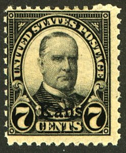 U.S. #665 MINT OG VLH