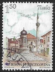 Bosnia & Herzegovina  # 368 - City of Tuzla - used - 3