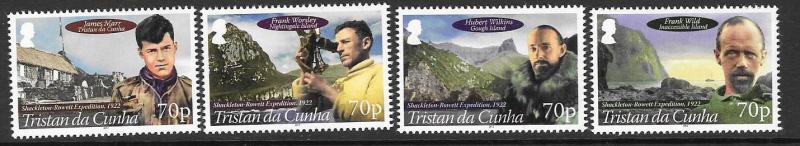 TRISTAN DA CUNHA SG1059/62 2012 SHACKLETON MNH 