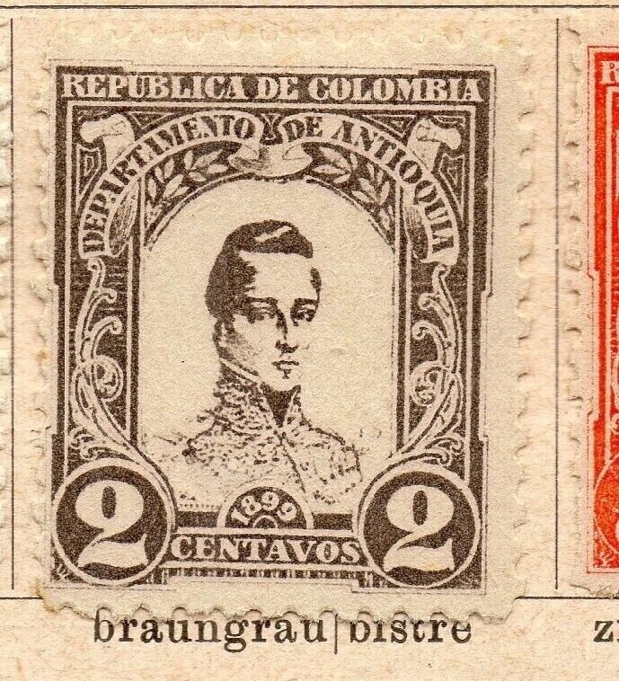 Colombia 1899 Early Issue Fine Mint Hinged 2c. NW-239140