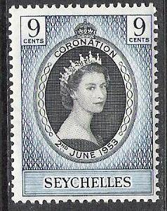 Seychelles #172 Coronation Issue MNH