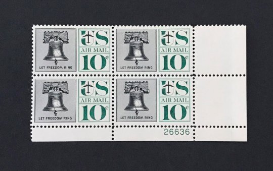 US #C57 Mint VF-XF NH OG. SET of Plate Blocks #26636. Fresh Color. 16272