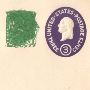 GoodChoice: US SC# U540 ERROR EFO - OBLITERATION SURCHARGE - MINT ENTIRE - VIDEO