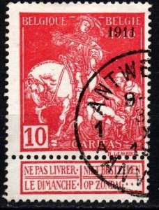 Belgium #B16 F-VF Used CV $5.25  (X4287)