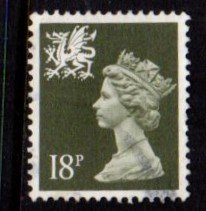 Wales - #WMMH33 Machin Queen Elizabeth II - Used