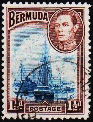 Bermuda. 1938 1 1/2d S.G.111b Fine Used