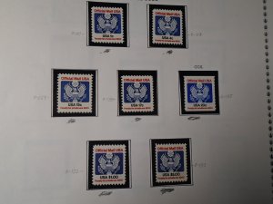 United Stats  # O127-133  MNH