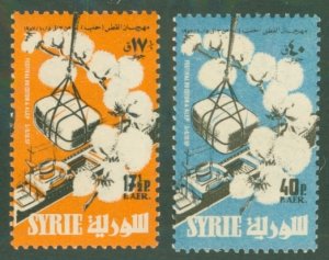 Syria C242-43 MNH CV $2.00 BIN $1.25