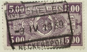 AlexStamps BELGIUM #Q163 VF Used SON