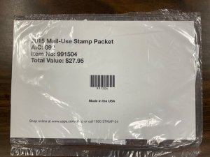 2015 US Mail-Use Packet Sealed #991504 - For the Year Book, some scarce stamps