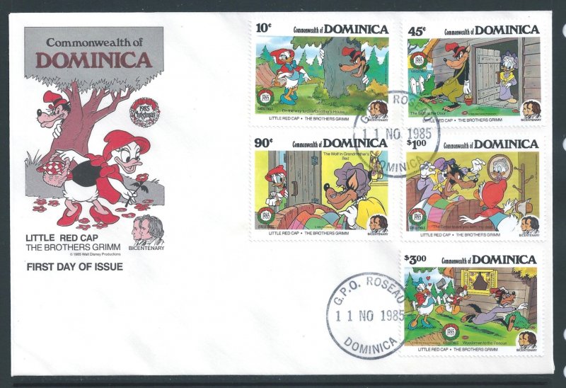 Dominica #925-9 (FDC) Disney - Brothers Grimm