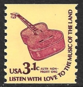 USA 1975-9 3.1c GUITAR  Amercana Series Coil Sc 1613 MNH