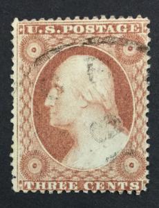 US #25 USED $175 LOT #5275