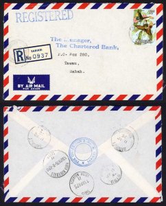 Sarawak 1975 cover to Sabah