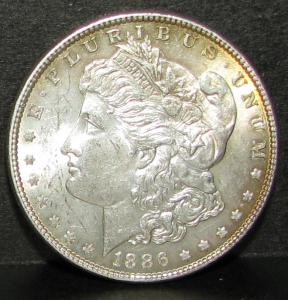 1886 Morgan Dollar - XF-AU