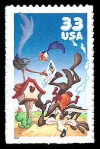 PCBstamps   US #3391a 33c Roadrunner & Wile E. Coyote, MNH, (19)