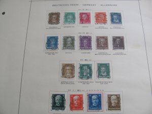 GERMANY 1920S-1930S USED  SETS XF (215) FROM USED COLL.