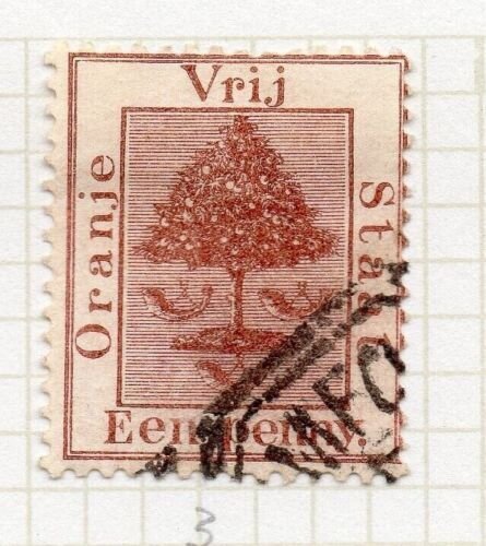 Orange Free State 1868 QV Early Issue Fine Used 1d. NW-207542 