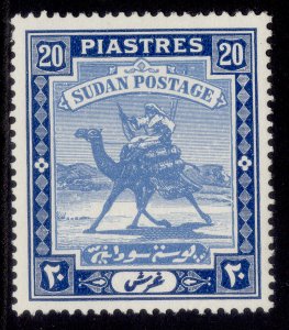 SUDAN GV SG46b, 20p pale blue & blue, LH MINT. Cat £18.