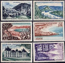 Scott #719-24 Scenes MNH