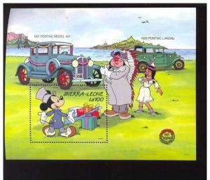 SIERRA LEONE SHEET DISNEY