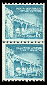 USA 1054A Mint (NH) Line Pair