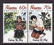 Nauru-Sc#431a- id8-used set-Christmas-1995-