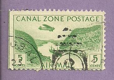 Canal Zone Used Stamp Scott C7 #5