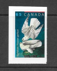 BIRDS - CANADA #1983-GYRFALCON (FROM BOOKLET) MNH