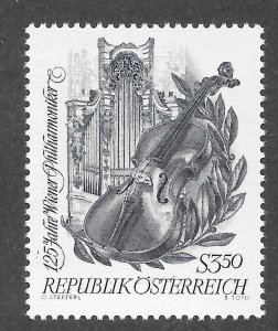 Austria Scott 789 MNHOG - 1967 125th of Vienna Philharmonic - SCV $0.55
