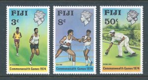 Fiji #341-3 NH Commonwealth Games