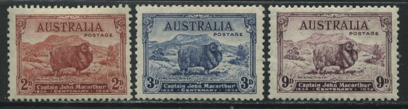 Australia 1934 MacArthur Centenary set mint o.g. hinged