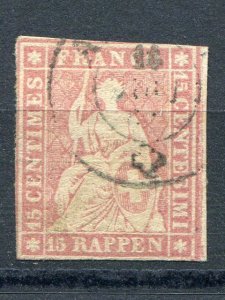 Switzerland #38a   used F-VF  - Lakeshore Philatelics