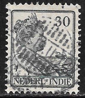 Netherlands Indies 127: 30c Queen Wilhelmina, used, F-VF