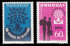Uruguay 657 & C207 MNH