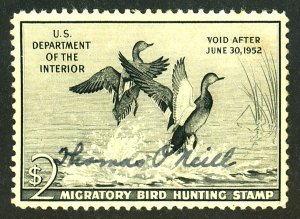 U.S. #RW18 MINT OG HR